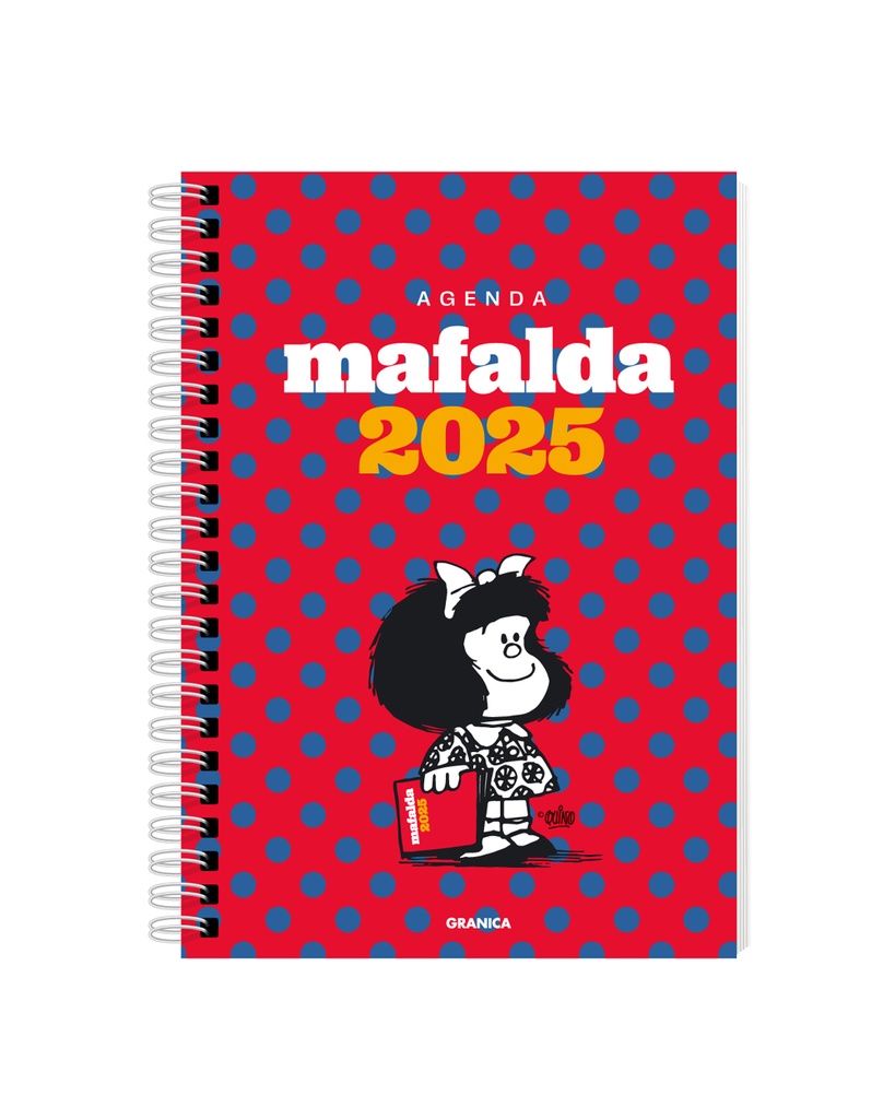 AGENDA MAFALDA 2025 COLUMNA ROJA