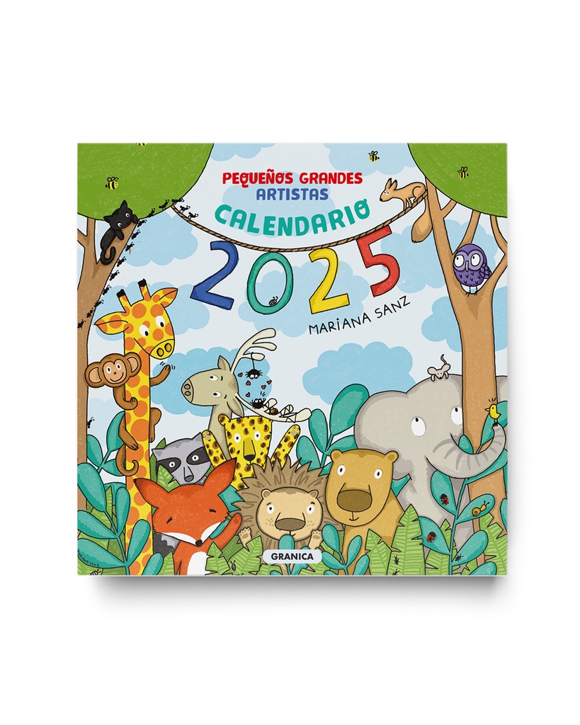 CALENDARIO PEQUEÑOS GRANDES ARTISTAS 2025 PARED