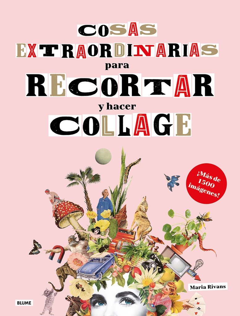 COSAS EXTRAORDINARIAS PARA RECORTAR Y HACER COLLAGE: Mas de 1500 imágenes, libro para recortar; Mari