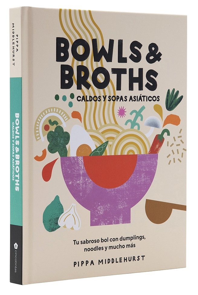 BOWLS & BROTHS: Caldos y sopas asiaticos, su sabroso bol con dumplings, noodles y mucho mas; Pippa M