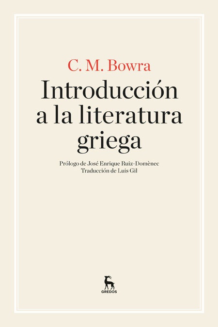 INTRODUCCION A LA LITERATURA GRIEGA Grd