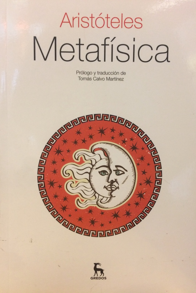 METAFISICA Aristoteles rust Gredos