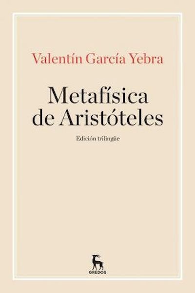 METAFISICA DE ARISTOTELES edic trilingue rust Gredos