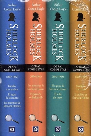SHERLOCK HOLMES (4 volumenes ) -O. Completas-