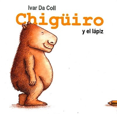 Chiguiro y el lapiz