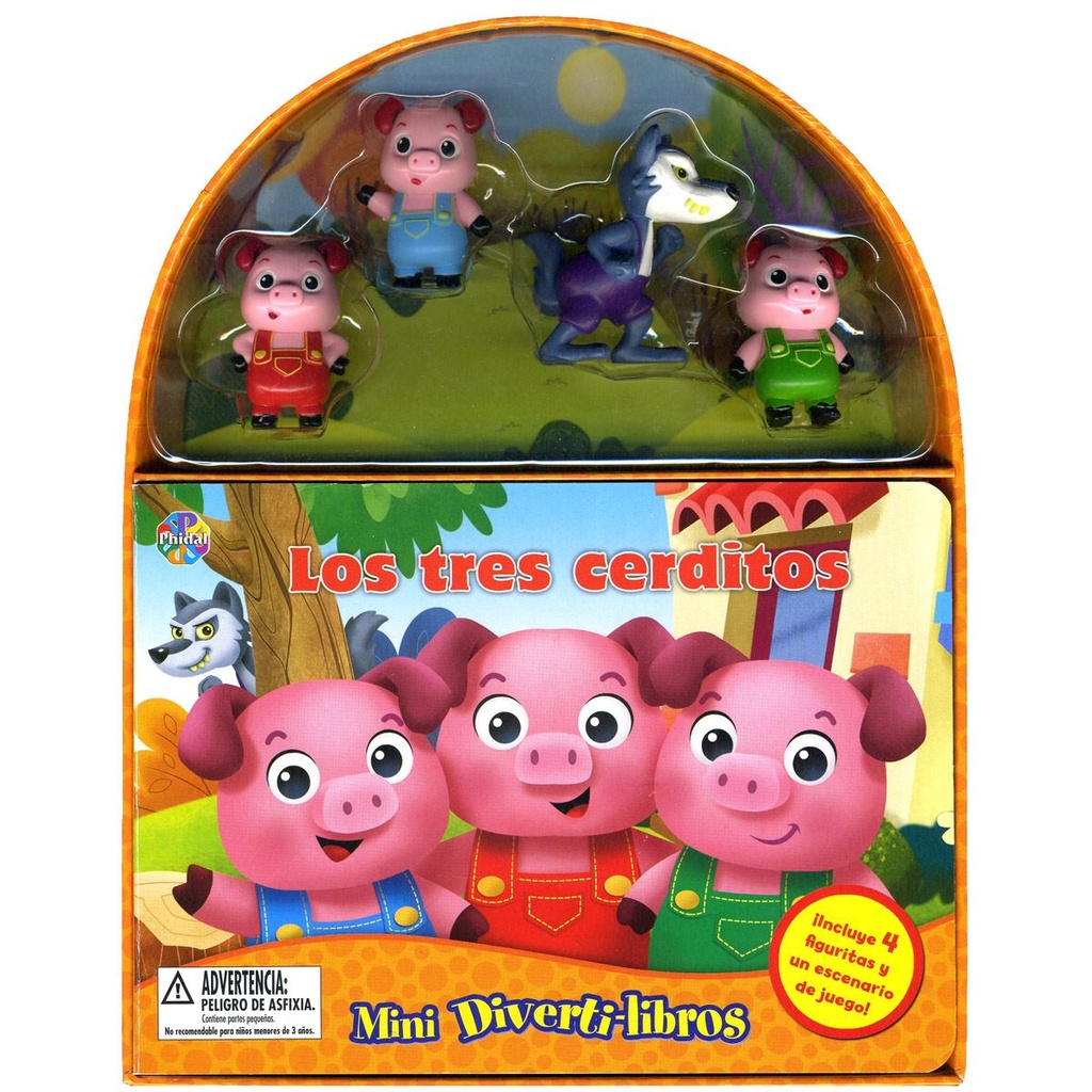 MINI DIVERTILIBROS LOS TRES CERDITOS