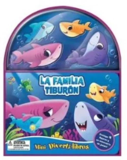 MINI DIVERTILIBROS LA FAMILIA TIBURON