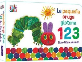 PEQUEÑA ORUGA GLOTONA 1 2 3 LIBRO TITERE